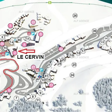 Le Cervin - 2 Pieces 4 Pers- Wifi- Le Cervin - 214ce - Plagne Soleil Mae-9464 *